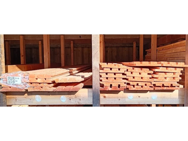 Ca. 28x red class wood triple profiel - afbeelding 3 van  4