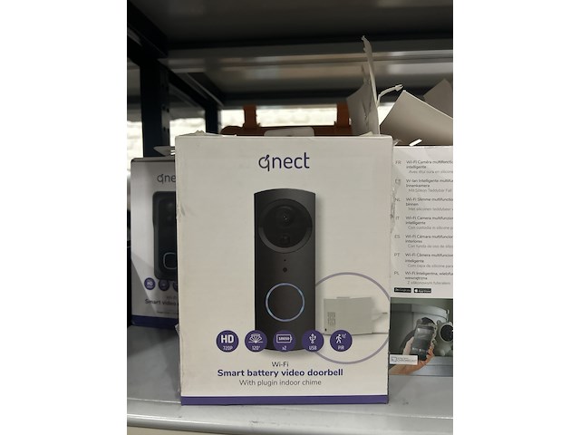 Ca. 28x smart indoor camera/smart outdoor camera/smart video deurbel qnect - afbeelding 4 van  10