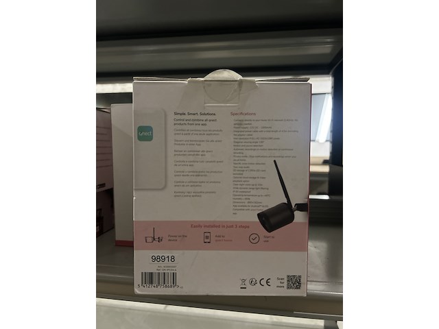 Ca. 28x smart indoor camera/smart outdoor camera/smart video deurbel qnect - afbeelding 8 van  10