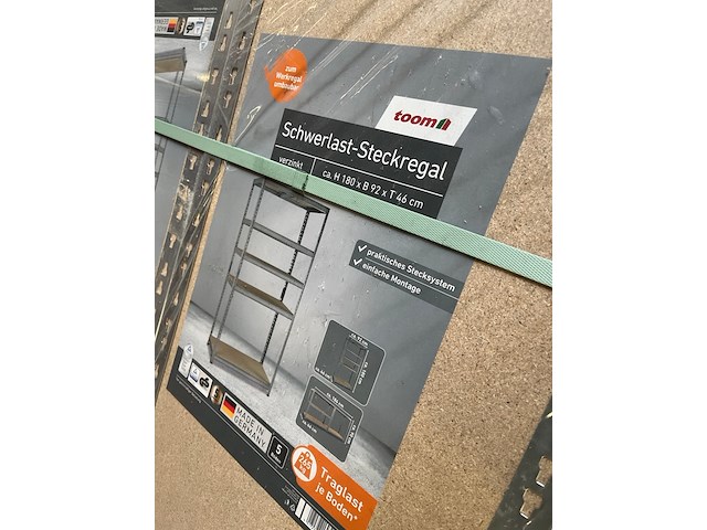 Ca. 28x stellingkast draagkracht per legplank 265 kg, toom - afbeelding 4 van  4