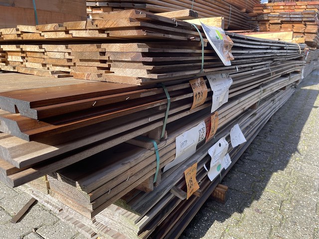 Ca. 28x thermo ayous dubbele rhombus, 25x139mm, lengte 425cm - afbeelding 2 van  3