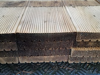 Ca. 28x vlonderplank, geïmpregneerd vurenhout 2,8 x 14,5 x 420 cm - afbeelding 4 van  5