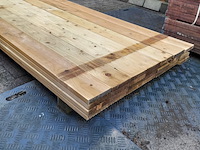 Ca. 28x vlonderplank, geïmpregneerd vurenhout 2,8 x 14,5 x 420 cm - afbeelding 5 van  5
