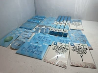 Ca. 29x baby shower jongen versiering
