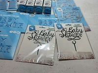 Ca. 29x baby shower jongen versiering - afbeelding 4 van  5
