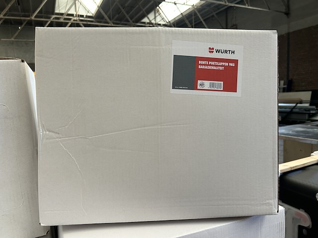 Ca. 29x doos bonte poetslappen 9 kg badjaskwaliteit, würth - afbeelding 1 van  3