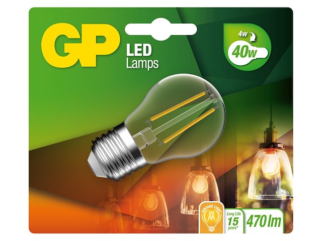 Ca. 29x led mini globe filament 4w gp lighting, e27 - afbeelding 1 van  2