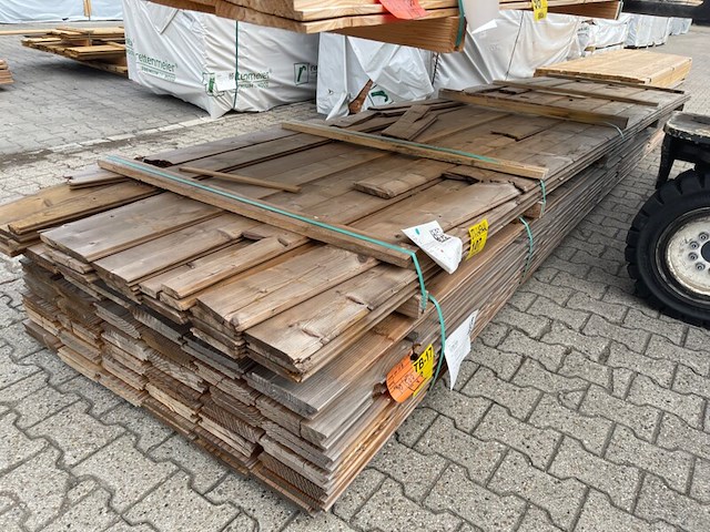 Ca. 29x thermo vuren veer en groef, 18x140mm, lengte 510cm - afbeelding 2 van  3