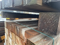 Ca. 2x douglas balken fijnbezaagd , 120x120mm, lengte 500cm - afbeelding 3 van  3