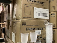 Ca. 3000x frost-flex bekers, transparant - afbeelding 1 van  4