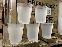 Ca. 3000x frost-flex bekers, transparant - afbeelding 2 van  4