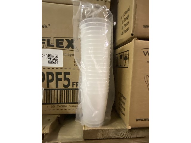 Ca. 3000x frost-flex bekers, transparant - afbeelding 3 van  4