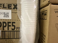 Ca. 3000x frost-flex bekers, transparant - afbeelding 3 van  4