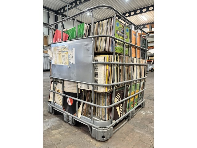 Ca. 3000x lp's / langspeelplaten in ibc-krat, 12-inch vinyl - afbeelding 5 van  9