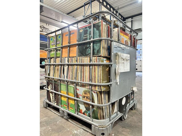 Ca. 3000x lp's / langspeelplaten in ibc-krat, 12-inch vinyl - afbeelding 7 van  9