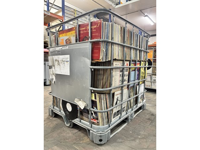 Ca. 3000x lp's / langspeelplaten in ibc-krat, 12-inch vinyl - afbeelding 9 van  9