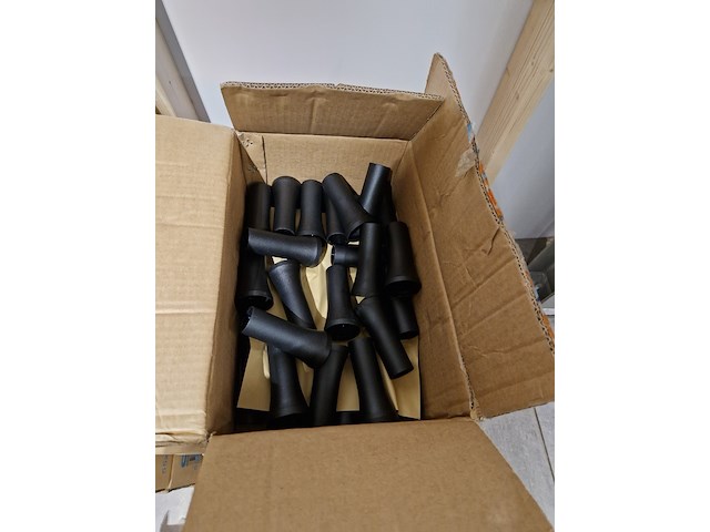 Ca. 300x stuurpen ø 25.4 mm, lite stem, 20 cm, zwart - afbeelding 6 van  7