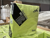 Ca. 300x verpakking van 50 servetten 40x40, infibra - afbeelding 2 van  6
