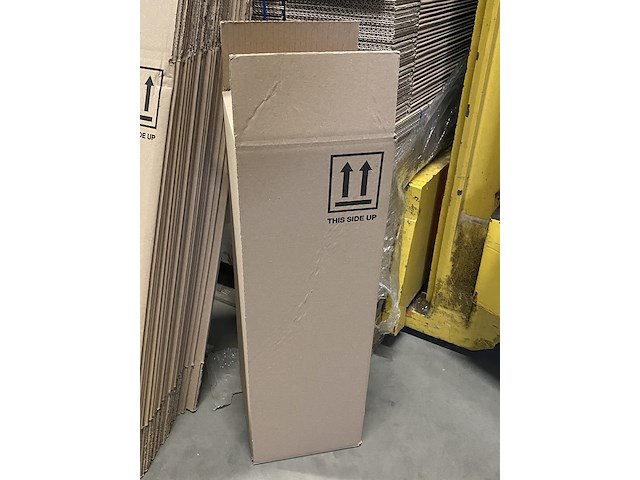 Ca. 300x verzenddozen 20x20x60cm zware enkelgolf, bruin - afbeelding 3 van  5