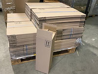 Ca. 300x verzenddozen 20x20x60cm zware enkelgolf, bruin - afbeelding 1 van  4