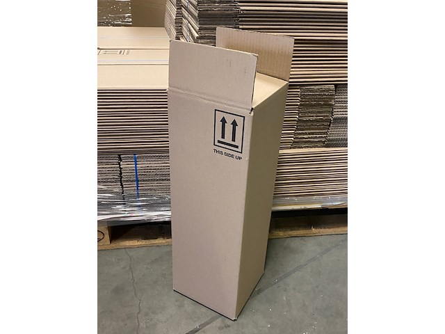 Ca. 300x verzenddozen 20x20x60cm zware enkelgolf, bruin - afbeelding 2 van  4
