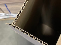 Ca. 300x verzenddozen 20x20x60cm zware enkelgolf, bruin - afbeelding 3 van  4