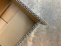 Ca. 300x verzenddozen 35x27x14cm dubbelgolf, bruin - afbeelding 3 van  4