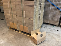 Ca. 300x verzenddozen 35x27x14cm dubbelgolf, bruin - afbeelding 1 van  4