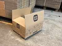 Ca. 300x verzenddozen 35x27x14cm dubbelgolf, bruin - afbeelding 2 van  4