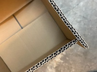 Ca. 300x verzenddozen 35x27x14cm dubbelgolf, bruin - afbeelding 3 van  4