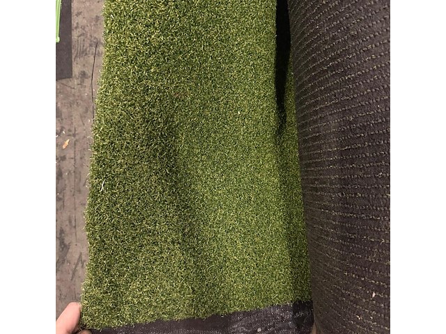Ca. 30m2 kunstgras, 10 mm hoog, groen - afbeelding 1 van  2