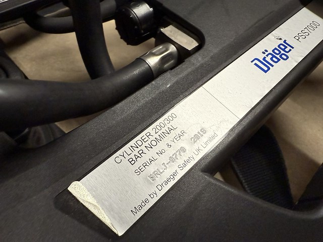 Ca. 30x ademluchttoestel, dräger, pss 7000 bodyguard - afbeelding 10 van  15