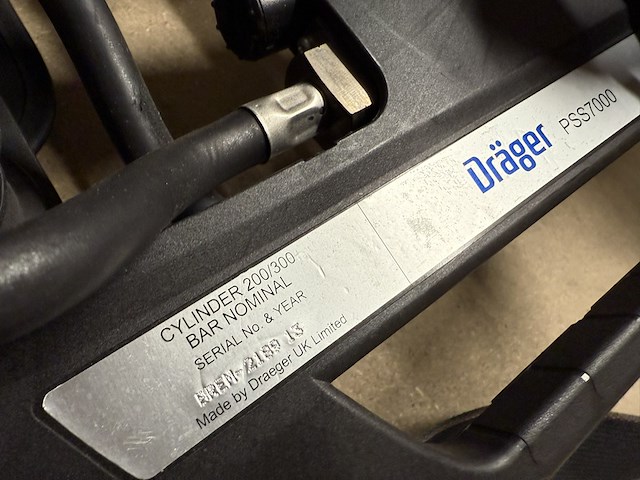 Ca. 30x ademluchttoestel, dräger, pss 7000 bodyguard - afbeelding 11 van  15