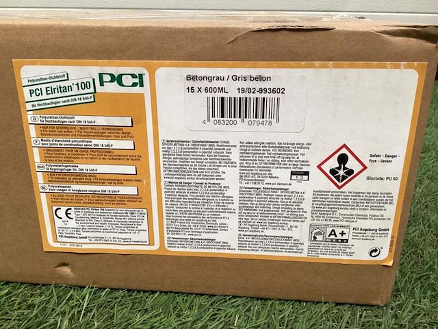 Ca. 30x afdichtkit, pci, elritan 100, grijs - afbeelding 2 van  4