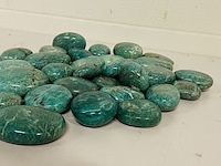 Ca. 30x amazoniet handsteen - afbeelding 2 van  4