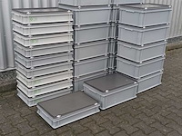 Ca. 30x bakken met deksel, engels, grijs / chroom - afbeelding 3 van  3