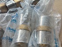 Ca. 30x diverse messing fittingen en koppelstukken, multitubo - afbeelding 5 van  6