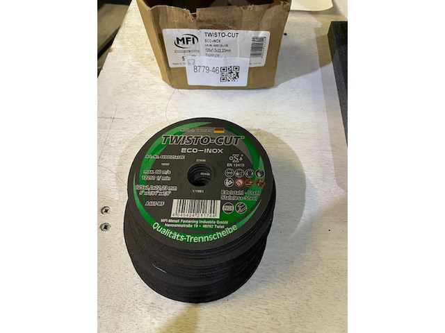 Ca. 30x doorslijpschijven twisto-cut, metaal - afbeelding 1 van  1