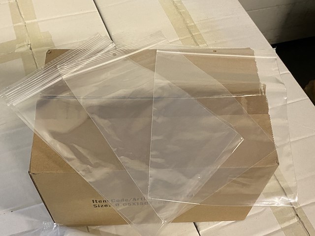 Ca. 30x doosjes a 1000 stuks gripzakjes 150x200mm - afbeelding 3 van  4