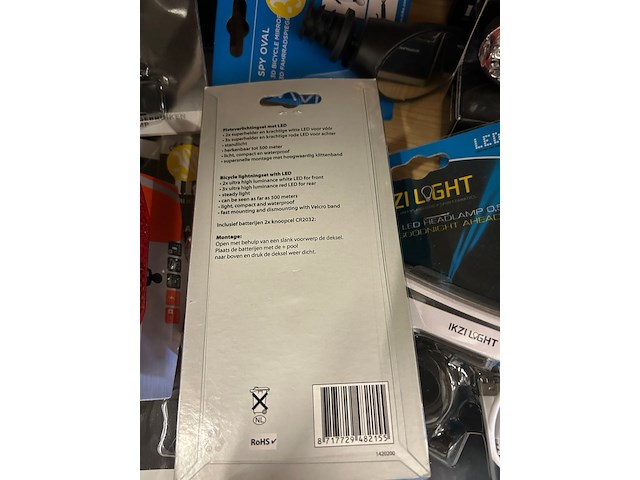 Ca. 30x fietsaccessoires w.o. verlichting, spatbord, w.o. xlc, sks - afbeelding 7 van  9