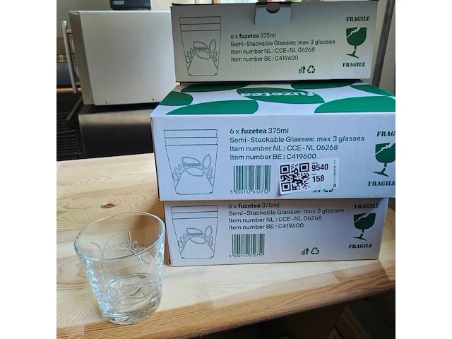 Ca. 30x fuzetea glazen - afbeelding 1 van  3