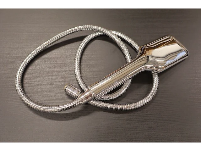 Ca. 30x handdouche met doucheslangen, wit/chroom - afbeelding 2 van  7