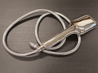 Ca. 30x handdouche met doucheslangen, wit/chroom - afbeelding 2 van  7