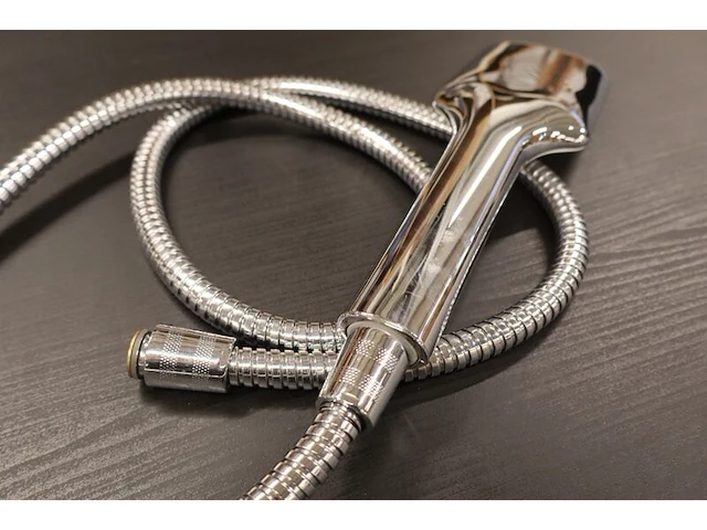Ca. 30x handdouche met doucheslangen, wit/chroom - afbeelding 3 van  7