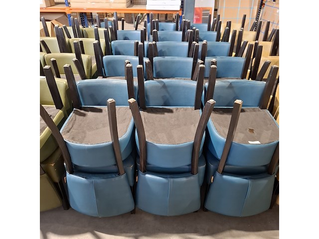 Ca. 30x horeca stoel, okido, blauw - afbeelding 1 van  7