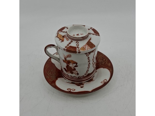 Ca. 30x japans porselein servies 30+ delig, japans porselein, 1900 - afbeelding 2 van  6