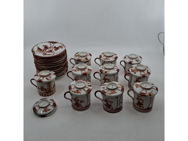 Ca. 30x japans porselein servies 30+ delig, japans porselein, 1900 - afbeelding 6 van  6