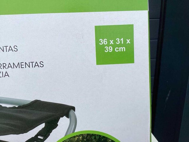 Ca. 30x klapstoel vouwstoel tooland, zwart - afbeelding 2 van  5
