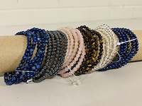 Ca. 30x kogelarmband 4mm dames divers - afbeelding 1 van  4