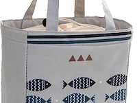 Ca. 30x lunchtas thermisch, grijs blauw, 4,4 ltr